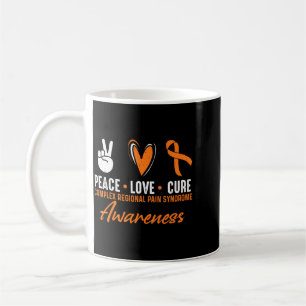 Männer Frieden Liebe Heilung CRPS Bewusstseinsmona Kaffeetasse