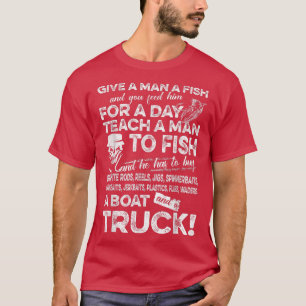 Männer Funny Fishing s for Men geben einem Mann ei T-Shirt