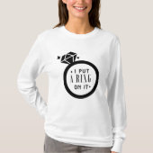 Männer Funny Verlobter Heiratsmensch T-Shirt (Vorderseite)