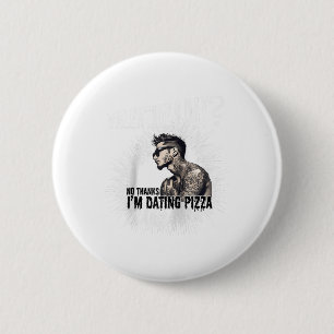 Männer für Anti-Valentinstag Tattoooid Single Man Button