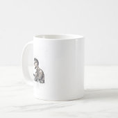 Männer für Anti-Valentinstag Tattoooid Single Man Kaffeetasse (Vorderseite Links)