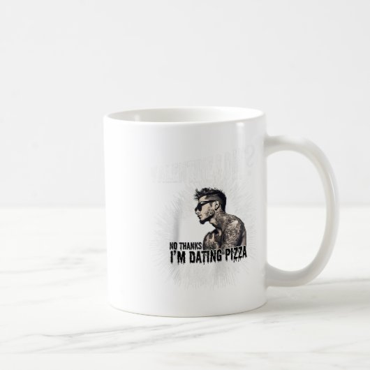 Männer für Anti-Valentinstag Tattoooid Single Man Kaffeetasse (Rechts)