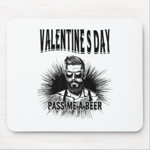 Männer für Anti-Valentinstag Tattoooid Single Man Mousepad