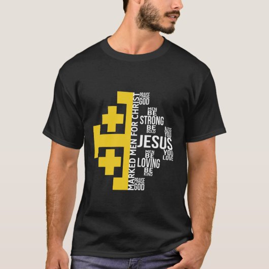 Männer für Christus markiert T-Shirt (Vorderseite)