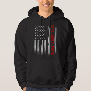 Männer für den besten Onkel je US-Flagge Hoodie