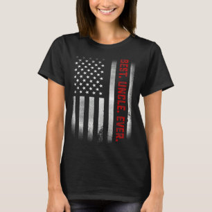 Männer für den besten Onkel je US-Flagge T-Shirt