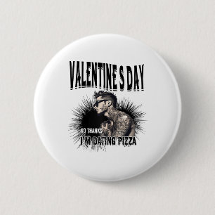 Männer für den Valentinstag Button