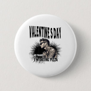 Männer für den Valentinstag Button