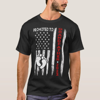 Männer für Großvater 2022 amerikanische Fahne befö T-Shirt
