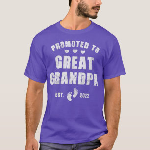 Männer für Großvater 2022 Schwangerschaft Anno T-Shirt