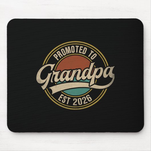 Männer für Großvater 2026 beworben Mousepad (Vorne)