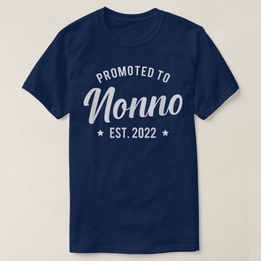 Männer für Großvater Nonno 2022 befördert T-Shirt (Design vorne)