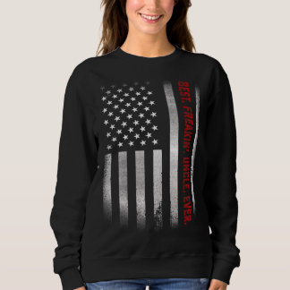 Männer für Onkel Bestes Freakin Onkel je US-Flagge Sweatshirt