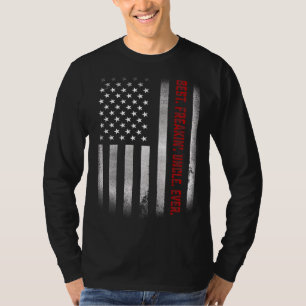 Männer für Onkel Bestes Freakin Onkel je US-Flagge T-Shirt