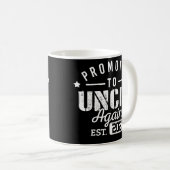 Männer für Onkel wieder 2023 Kinderschwangerschaft Kaffeetasse (VorderseiteRechts)