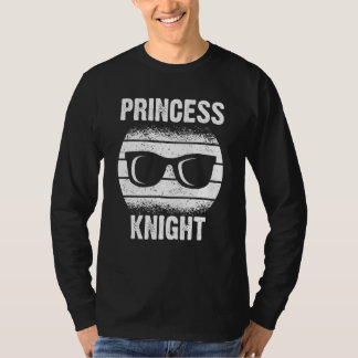 Männer für Vatertag Prinzessin Ritter der Töchter T-Shirt