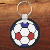 Männer-Fußballname Schlüsselanhänger (Vorderseite)