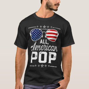 Männer ganz amerikanischer Pop 4. Juli Patriotisch T-Shirt