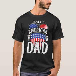 Männer ganz amerikanischer Vater 4. Juli Vatertag T-Shirt