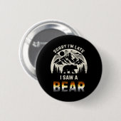 Männer Gay Bear Pride Wandern Retro Lustig Outdoor Button (Vorne & Hinten)