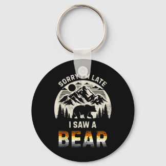 Männer Gay Bear Pride Wandern Retro Lustig Outdoor Schlüsselanhänger