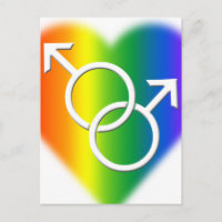 Männer Gay Pride Postkarten Liebe Karten