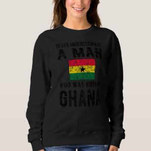 Männer Geboren in Ghana Ghanaische Flagge Ghanaisc Sweatshirt