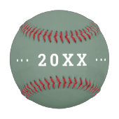 Männer Geburtstagsgeschenk Idee benutzerdefinierte Baseball (Rückseite)