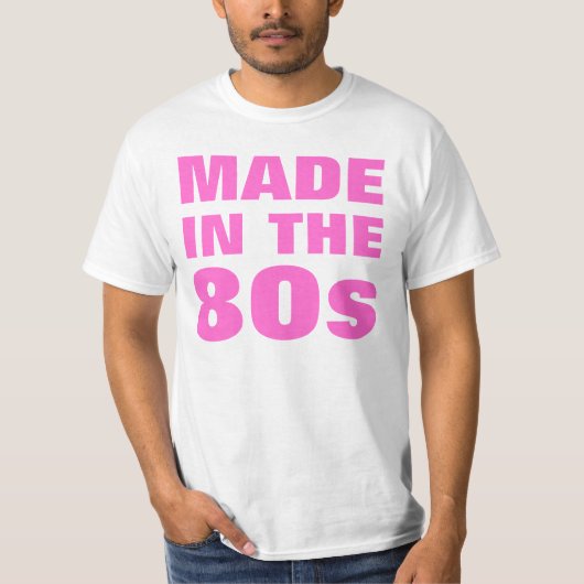 Männer gemacht im 80er T-Shirt (Vorderseite)
