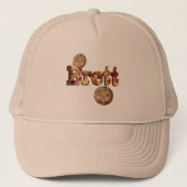 Männer genannt Brett Truckerkappe (Vorderseite)