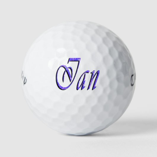 Männer genannt Ian, Golfball (Vorderseite)