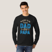 Männer gesegnet, als Vater und Papa Vaterda bezeic T-Shirt (Vorne ganz)