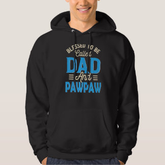 Männer gesegnet, als Vater und Pawpaw Vater genann Hoodie