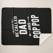 Männer gesegnet, als Vater und Pop-Pop-Väter bezei Sherpadecke (Vorderseite (Horizontal))