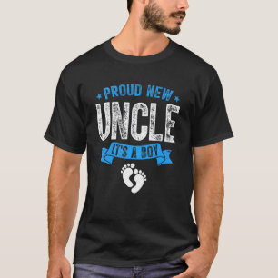 Männer gestört Stolz neue Onkel Es ist ein Junge G T-Shirt