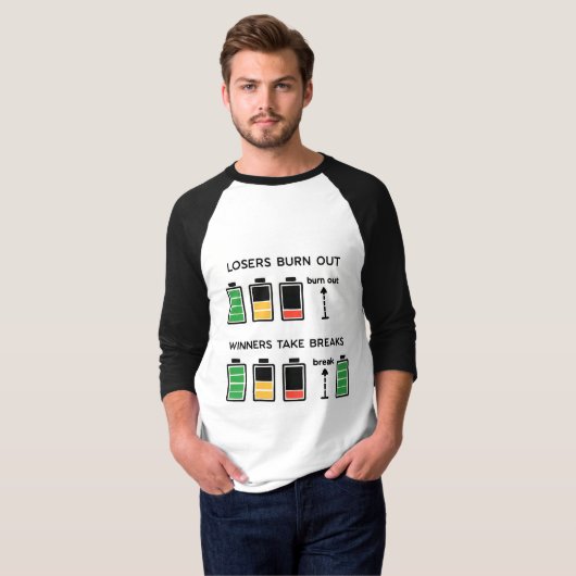 Männer gewinnen T-Shirt (Vorne ganz)