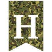 Männer glücklich Geburtstag Big Bass Fishing Camou Wimpelkette (Zweite Fahne)