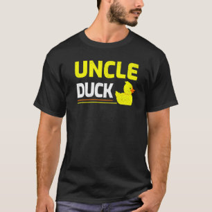 Männer Gummi-Entenküken-Ente Onkel-Ente Vatertag T-Shirt