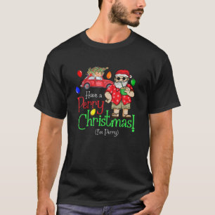 Männer haben einen Perry Weihnachten und einen sc T-Shirt