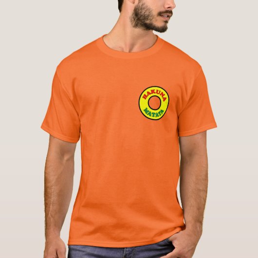 Männer-HAKUNA-MATATA-T - Shirt (Vorderseite)