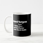 Männer Hand Chirurg Definition Operation Doctor Ha Kaffeetasse (Links)