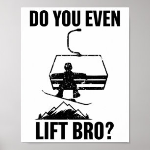 Männer heben sogar Brettersnowboard Snowboarden G Poster