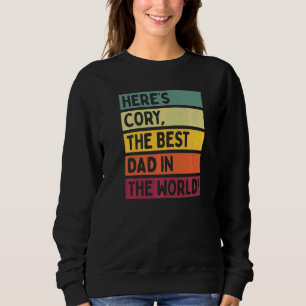 Männer hier ist die Geschichte des besten Vaters d Sweatshirt
