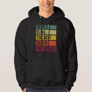 Männer hier sind Elias der beste Vater in der Welt Hoodie