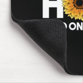 Männer Hoffnung festhalten Schmerz endet Sonnenblu Mousepad (Ecke)