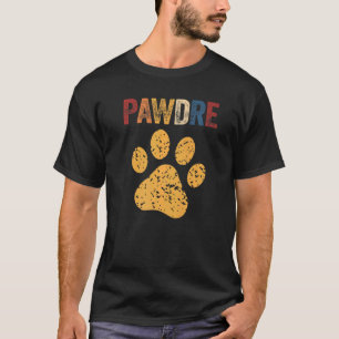 Männer Hunde Vater Pawdre Kat Vater Outfit Haustie T-Shirt