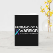 Männer Husbynd eines Kriegers, der sich mit der Pr Karte (Gelbe Blume)