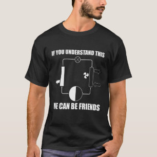 Männer HVAC-Techniker Klimaanlagen-Monteur Technik T-Shirt
