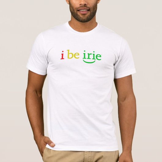 Männer i be irie T - Shirt (Vorderseite)