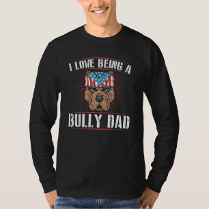 Männer I Liebe als Besitzer eines Bully Vater Down T-Shirt